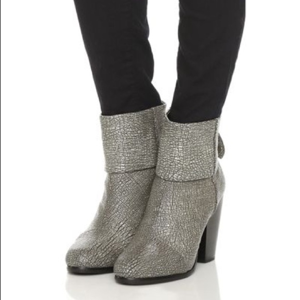 Rag&bone Iron Leather Classic Newbury Booties